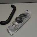 Shower Grab Bar, 2 Pack 12 Inch Black Bathroom Grab Bar, 1.25" Diameter 304 Stainless Steel Anti-Slip Grab Bars for Bathtubs and Showers, Handicap Shower Grab Bar for Seniors Elderly