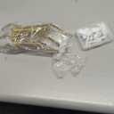 Hotop 12 Pieces Plate Hangers for Wall 8/10/12 Inch Stainless Steel Wire Invisible Plate Hangers Heavy Duty Display Holders with 12 Pieces Hooks for Wall Decorative(Gold)