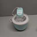 Maxi-Matic EIM-520 Automatic Easy, Homemade Electric Maker, Ingredient Chute, On/Off Switch, No Salt Needed, Creamy Ice Cream, Gelato, Frozen Yogurt, or Sorbet, 1 Quart, Blue (Spearmint)