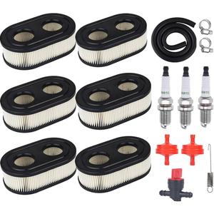 593260 Air Filter Kit (16PCS) Compatible with Briggs and Stratton 4247 5432 5432k 09P00 09P702 550E 500EX 550EX 625 575EX Series Engine - Lawn Mower Air Cleaner 593260 798452 334404