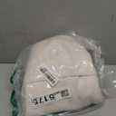 GORGLITTER Women's Off The Shoulder Sweater Long Sleeve Ribbed Knit Pullover Top Trendy Fall Outfits 2025 (Plain White) Small