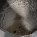 Kante 27.8 Inch Tall Concrete Planter, Large Round Cylindrical Plant Containers with Drainage Hole, Suitable for Indoor Outdoor Plants, Home Decor, Black