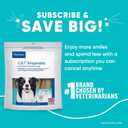 Virbac C.E.T. Enzymatic Oral Hygiene Chews for Dogs, Medium - Plaque & Tartar Control - Single Layer Beefhide with Exclusive Dual-Enzyme System & Tasty Chicken Flavor - Easy to Give Dog Dental Chew