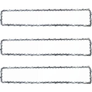 20 Inch Chainsaw Chain for Stihl, Husqvarna, Poulan Chainsaw 3/8" Pitch, 050" Gauge, 72 Drive Links- E72, 33RS72 (20" 72DL 3/8"LP .050"- *3)