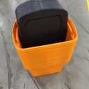 Pack of 18, 18 Gallon Orange & Black Storage Holiday Tote For Seasonal Organization