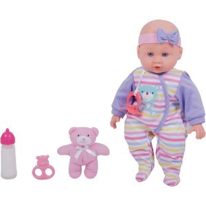 Dream Collection 14" Baby Doll Maggie with Teddy