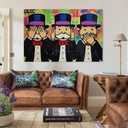 Monopolistic Expression Art Posters Poster Decorative Painting Canvas Wall Art Living Room Posters Bedroom Painting 12x18inch(30x45cm)