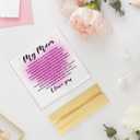 2 x Mom Gifts from Daughter Son, Mothers Day Gifts for Mom, Mom Birthday Christmas Grateful Valentines Gifts, Mom Acrylic Decor Plaque Sign, Best Mom Ever Gifts, Thank You Mom