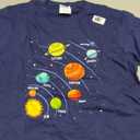 Kids Colorful Planets Solar Systems Mens Boys Space Science T-Shirt, Small