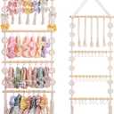 Bow Organizer for Girls, Claw Clip Organizer, Bow Hanger for Girls, Baby Girl Nursery Decor, Toddler Hair Accessory OrganizerHanging Organizer