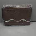 10' x 8' Retractable Patio Awning Replacement Fabric Cloth, Durable Exterior Sunshade Canopy Cloth, Reinforced Multi-Purpose Waterproof Protective Awning Cover, Brown