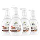 Dove Foaming Hand Wash Coconut & Almond Milk Pack of 4 Protects Skin from Dryness, More Moisturizers than the Leading Ordinary Hand Soap, 10.1 oz