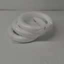 3 Pack 12 Inch Craft Foam Wreath, 2 Inch Thick White Polystyrene Foam Circles Ring, Round Styrofoam Wreath Form for Crafts DIY Arts Floral Projects Home Wedding Decor