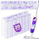 20 Count Power Mop Pads Refills for Swiffer PowerMop Multi-Surface Mopping Pad Disposable Replacement Mop Pads Compatible with Swiffer PowerMop, Safe on All Finished Floors.