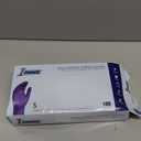 1st Choice Indigo Nitrile Disposable Exam Gloves, 3 Mil, Latex/Powder-Free, Food-Safe, Lightly Textured, Small, Box of 100