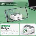 Inesore for Airpods Pro 3 Case Cover with Cleaner Kit,with Lock for Airpod Pro 3 (2025),Classic Cool Funny Game Console Hard Air Pods Pro 3 Case for Men Boy(White)