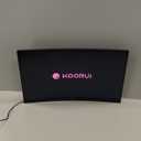 KOORUI 25 Inch Curved Gaming Monitor 240Hz FHD 1080P Computer Monitor, 1500R 1ms MPRT Display, Adaptive Sync, 90% DCI-P3,HDR, Eye Care, Tilt Adjustable, VESA 75x75mm, Black,G2511XC