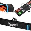 Archery Arrow Case - 33"" Portable Soft Compact Arrow Box, Durable Lightweight Arrow Storage Quiver, Outdoor Hunting & Target Shooting Bag, Black