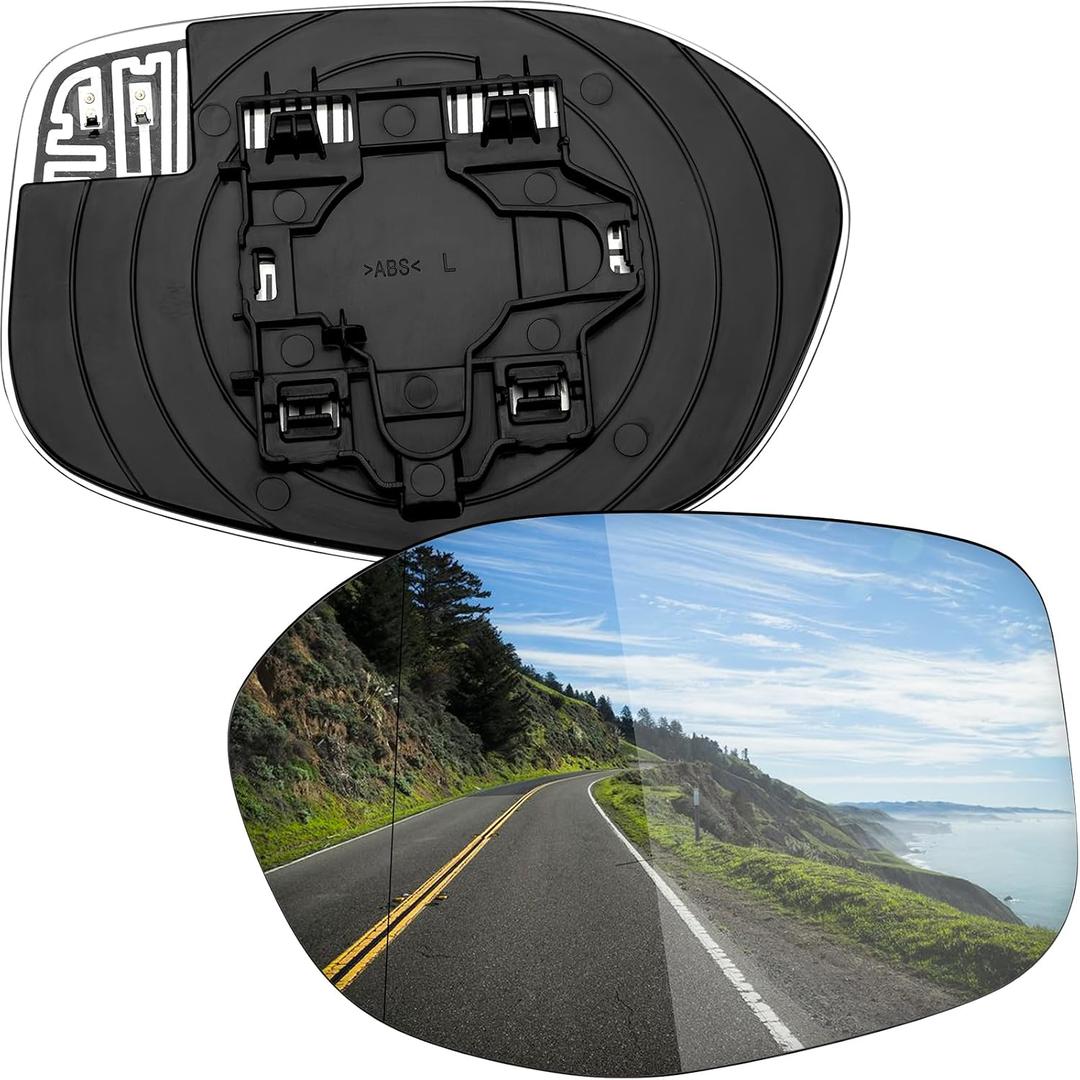 Driver Side Mirror Replacement for Honda Odyssey 2014 2015 2016 2017 Mirrors Glass - Mirror Glass, Left Side Rear View Mirrors with Heated