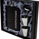 Godfather Gifts from Godchild, Godfathers Gift, Will You be my Godparents Proposal, God Parents Presents Proposal, God Father's Present, Baptism, Hip Flask Engraved (Godfather)