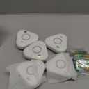 5 Pack Water Leak Detectors for Home, Stechro 4 Levels Adjustable Audio 0-120dB Water Sensor Alarm Leak Detector with Leak and Drip Alert, IP66 Water Leak Sensor for Basements Kitchen Sink Laundry (White)