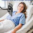 First No Text Blocking Remote Control Page Turner for Kindle Paperwhite,Silent Clicker Page Turner,Kindle Accessories for iPad/Tablets(Just Reading),Camera & Selfie Shutter