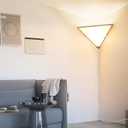 Corner Light with Switch, Ceiling Corner Lights for Living Room, Plug in Ceiling Light for Dark Area, Lamp for Bedroom, Kids Room, Triangle Shape (E26-1 Pack)