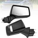 Right Passenger Side Mirror Replacement for Chevy Silverado 1500 2019-2024 9-pins With temperature sensor Power Heated Glass Manual Folding Turn Signal Light Blind Spot GM1321586 84823222