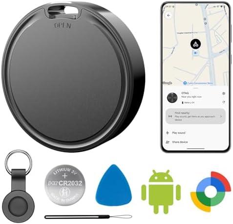Air Tags for Android,Air Tags-1 Pack Android,Air Tracker Tags with 1 Case,2 Year Battery Life,Google Find Trackers for Google'S Find Hub App,IP65 Waterproof Luggage Tracker Tags for Keys
