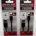 Wireless Gear Sync & Charge Cable 6 ft. 2 Pack