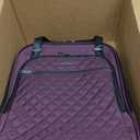 EMPSIGN Underseat Carry On Wheeled - 16" Carry on Bag with Wheels Multi-functional Lightweight Rolling Bag Overnight Weekender Small Suitcase for Women Men Travel Business, Burgundy