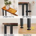 70" Narrow Console Sofa Table with Power Outlets & 2 USB Ports, 70IN