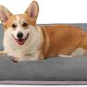 Magic Dog Super Soft Medium Dog Bed, 32 Inches Orthopedic Foam Pet Beds with Anti Slip Bottom, Dog Sleeping Mattress with Removable and Washable Cover, Grey M,32'' X 24'' X 3''