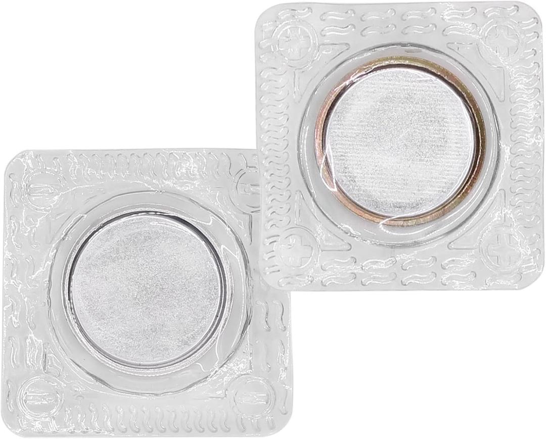 Betoplin 10 Pairs Magnetic Snaps, PVC Hidden Sew on Snaps Fastener Magnetic Closures for Purses Clothing Handbag