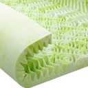 Egg Crate Mattress Topper Twin, 7-Zone Twin Mattress Topper for Back Pain, Gel Cooling Egg Crate Foam Pad, 3 Inch Memory Foam Topper, Slow-Rebound Bed Topper, Pressure Relieving Mattress Pad