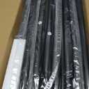 SEIRIONE Corner Shower Caddy Tension Pole, Rustproof Bathroom Shower Organizer Corner, 4-Tier Adjustable Bathroom Shelf, Solid Rack Ideal for Bathtub Storage, 34 to 116 Inch Height, Black