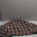 AQOTHES Red Green Plaid Christmas Tablecloth 60x120, Tartan Table Cloth Decorations, Winter Holiday Tablecloths for Rectangle Tables Parties Dining Farmhouse Kitchen Decor