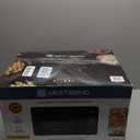 West Bend Microwave Oven 700-Watts Compact with 6 Pre-Set Cooking Settings, Speed Defrost, Electronic Control Panel and Glass Turntable, 0.7 Cu.Ft., Black
