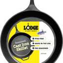 Lodge Seasoned Cast Iron Skillet 13.25 Inches - PFAS-Free, Non-Toxic Cookware - Use with an Oven, Stove, Grill, or Campfire - Naturally Non-Stick & Oven Safe