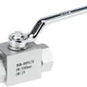 QWORK Hydraulic Ball Valve 1/2'' NPT, 7250 PSI 2 Way Shut-Off Valve, High Pressure Hydraulic Valve