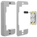 10 Pcs Outlet Spacers, Wall Plate Spacers for Electrical Outlets, Metal Flush-Fit Leveling Shims for Outlet Repair, Fix Loose Outlets and Electrical Boxes