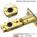 Asidrama 6 Pack Black Privacy Door Handles, Door Lever with Door Knobs Indoor for Bedroom or Bathroom, Heavy Duty Door Handles Interior with Locks for Left Right Sided Doors