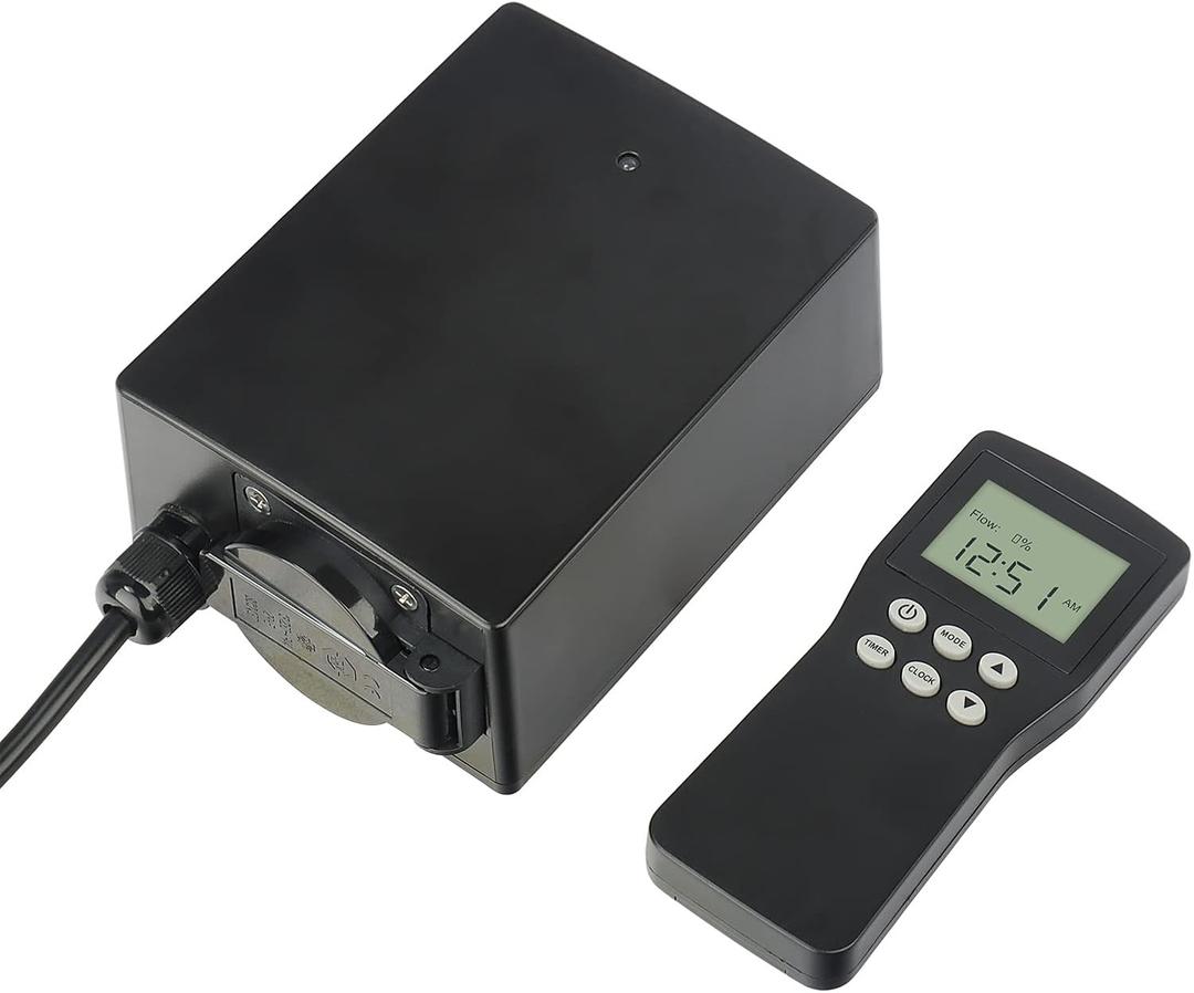 WaterRebirth Variable Speed Controller for Asynchronous Pumps - PGPSPEPAPBPCTT series, 3 Modes, 10 Flow Levels, Remote & APP Control, Multiple Pump Control - 600 Watts