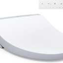 TOTO® WASHLET® KS5 Electronic Bidet Toilet Seat with Instantaneous Water Heating, Self-Cleaning Wand and Heated Seat, Elongated, Cotton White - SW3216#01