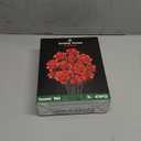 Red Roses Flower Bouquet Building Sets, 670Pcs Artificial Flowers Building Blocks Compatible with Lego Flowers Valentines Day Gifts for Her/Mom/Girlfriend/Wife/Couple Romantic Table Home Decor