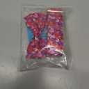 Maca Bates Valentine's Day Dog Collar with Fancy Bow for Extra Large Girl Boy Dogs,Tiedyed Love Hearts Pattern,Adjustable Durable Soft Valentine Gift for Female Male Puppy (XL)