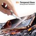 SMARTDEVIL 2 Pack Screen Protector for iPhone 14 Pro, HD Clear Tempered Glass, 9H Hardness, Scratch Resistant, Easy Installation, Bubble Free, Case Friendly