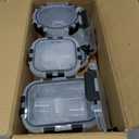 AMALEKO 42pcs Glass Food Storage Containers with Snap Locking Lids Set, Glass Meal Prep Containers (21 Container & 21 Lids),Leak Proof Lunch Containers BPA-Free,Black