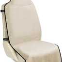 DREAMANIA Waterproof Seat Cover Towel, Premium Sweat Carseat Protector, Perfect for Universal Anti-Slip Car Truck SUV Seat, Great for Surfing Yoga Gym Workout, Tan