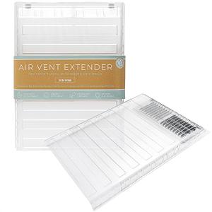 Interlocking Magnetic Air Vent Deflector. 12" for Floor Vents 4x12. Vent Extender for Under Furniture Couch. Redirector Vent Cover for Home Floor Vents. Vent Deflector, Heat Vent Diverter